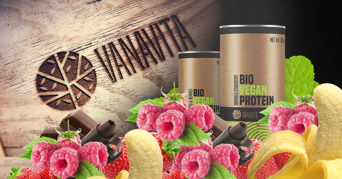 VEGETABLE PROTEIN - VanaVita 600 g taste Chocolate and yoga Expiration date at least six months from the date of purchase