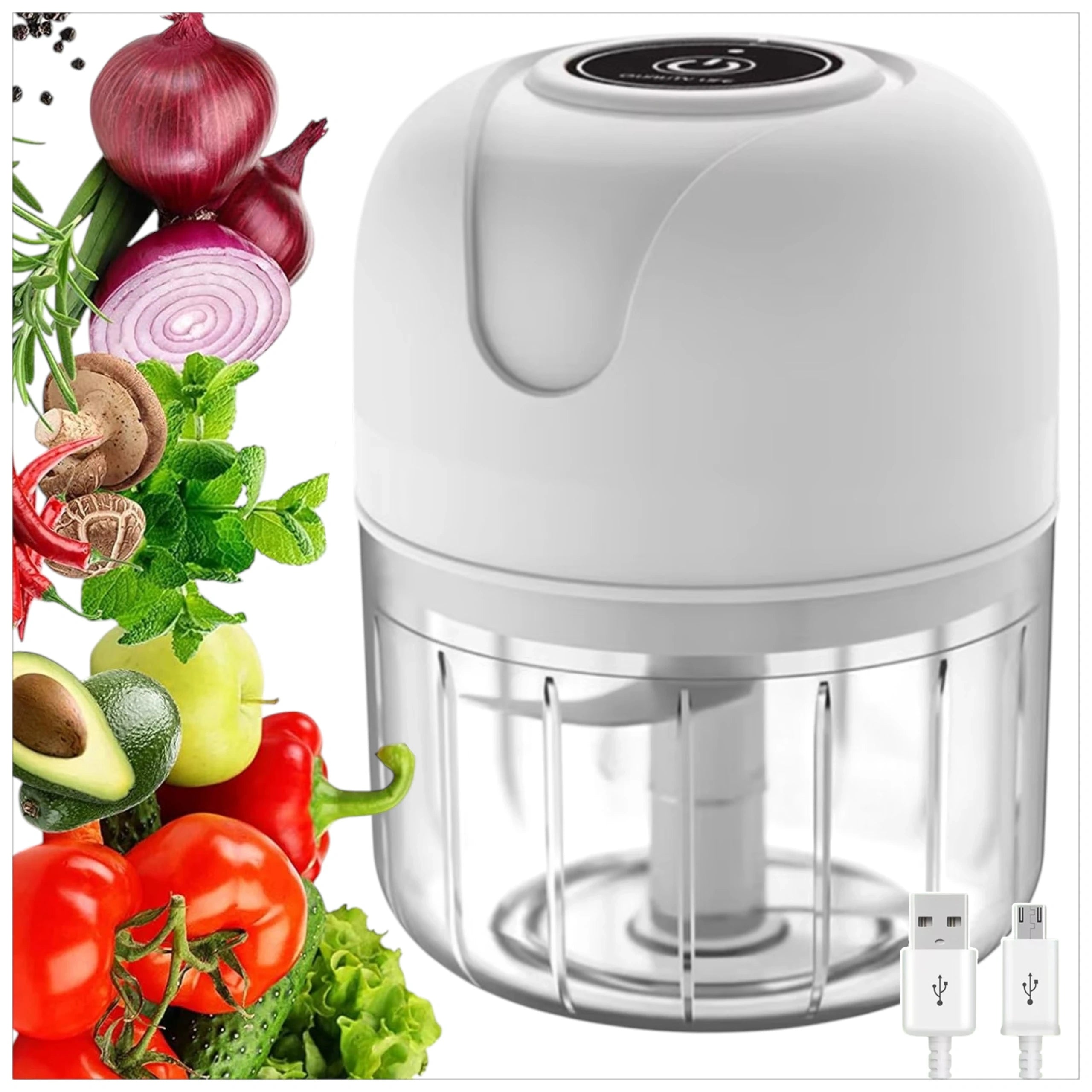 VEGETABLE SHREDDER FOOD INCISOR SHREDDER ELECTRIC SLICER 250ML