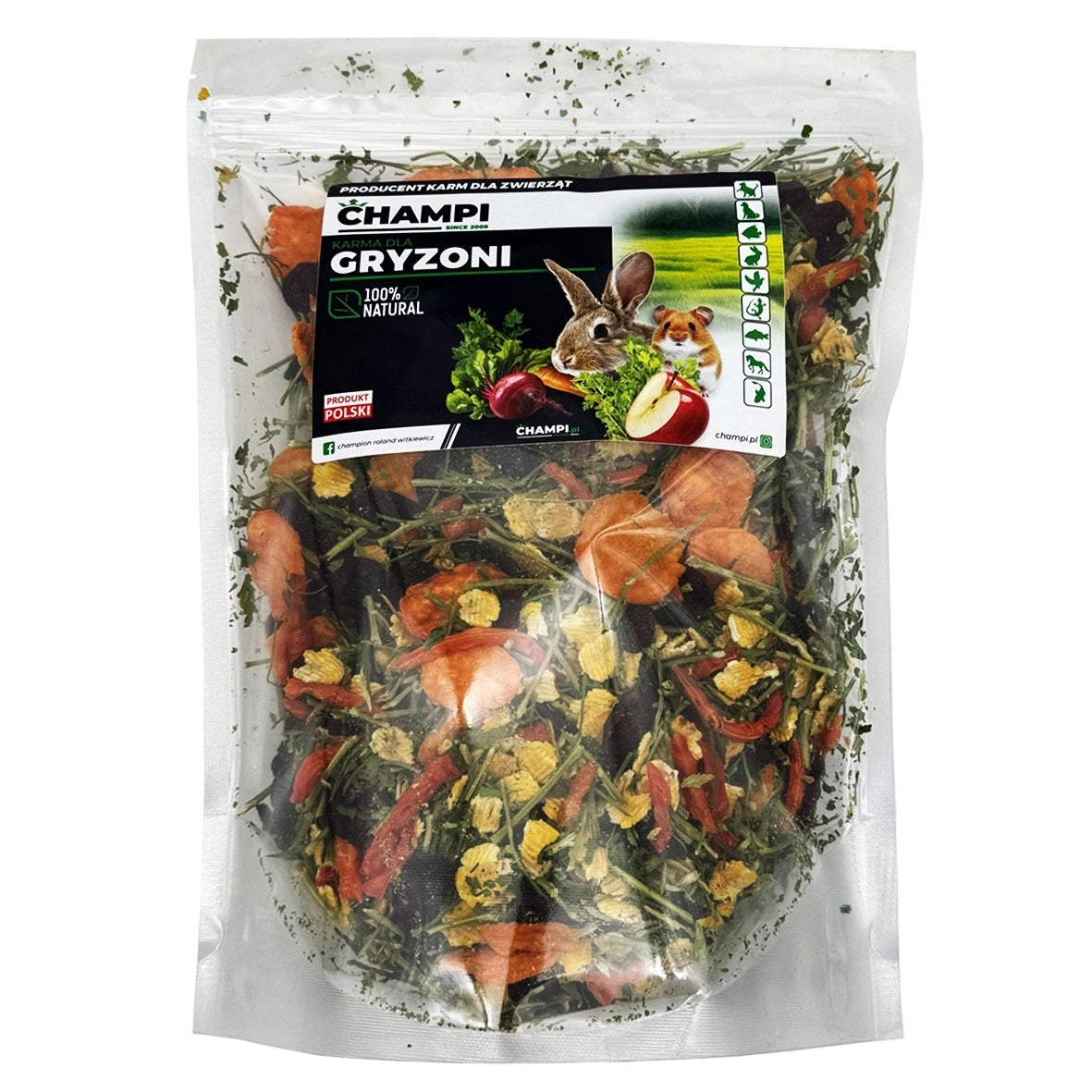 VEGETABLE Vegetable Herbs for Rabbit Pig Rodent Food Champi 500g Packaging status original