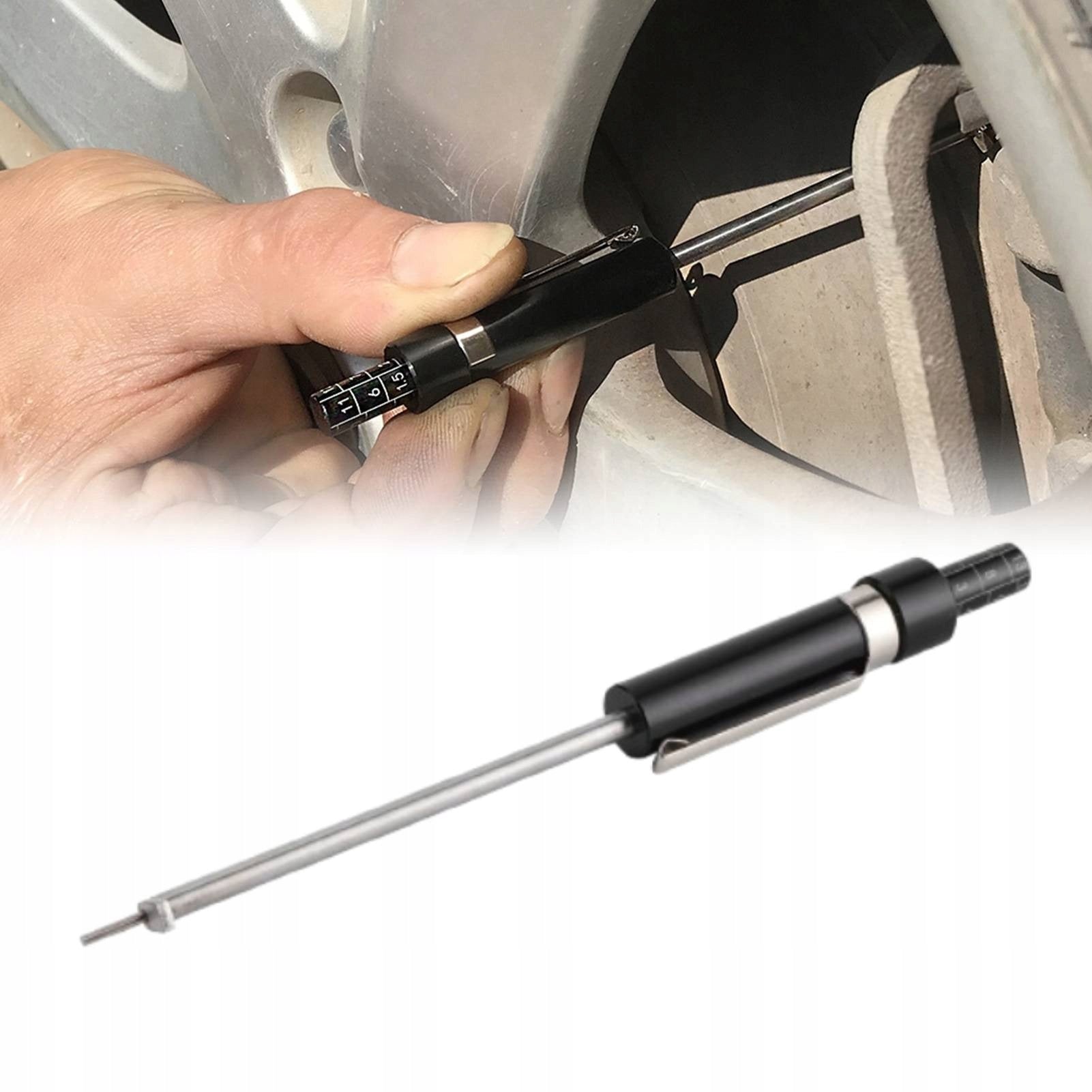 VEHICLE BRAKE PAD THICKNESS GAUGE