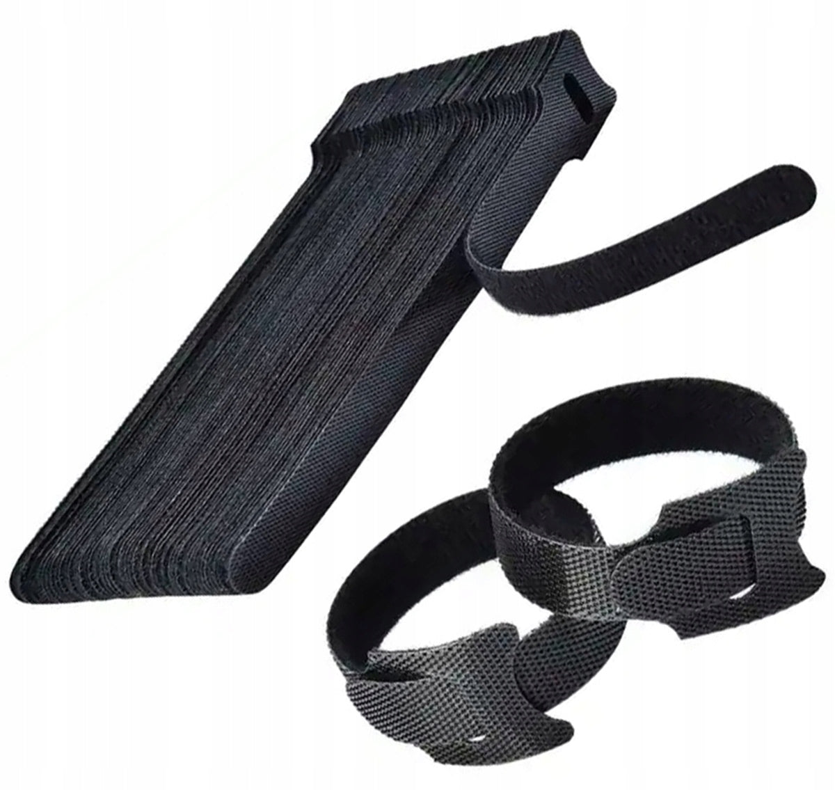 VELCRO BAND FOR FASTENING WIRE CABLES REUSABLE 50 PIECES 15 cm EAN (GTIN) 5907621849474