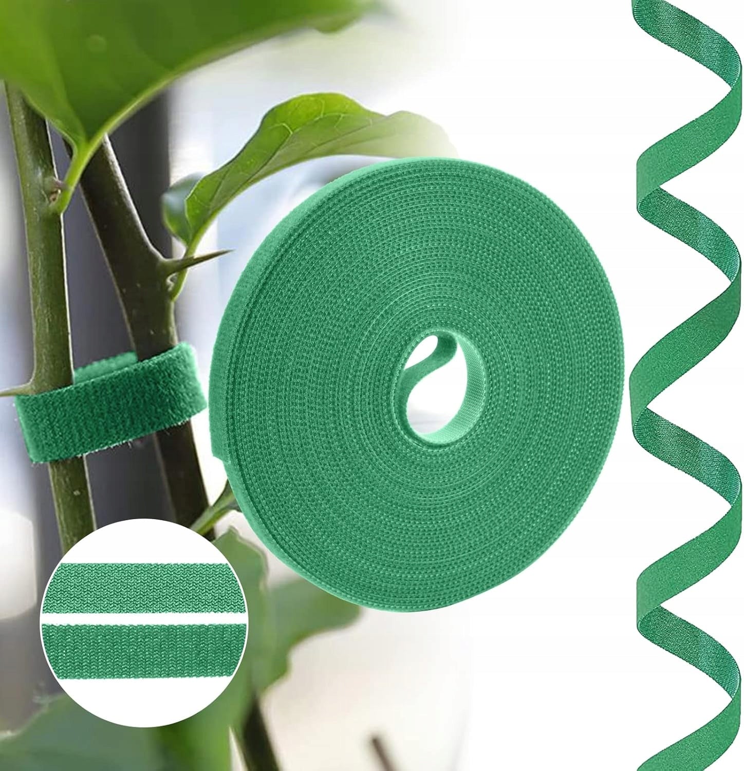 VELCRO BAND TAPE FOR BINDING PLANT FASTENING FLOWERS ORGANIZATION GARDEN HOUSE