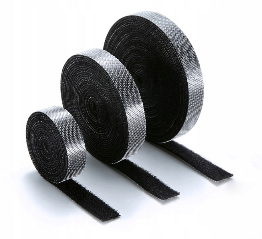 VELCRO Band Tape Cable Organizer Clamp 10mm 5m For Wire Binding Packaging status original