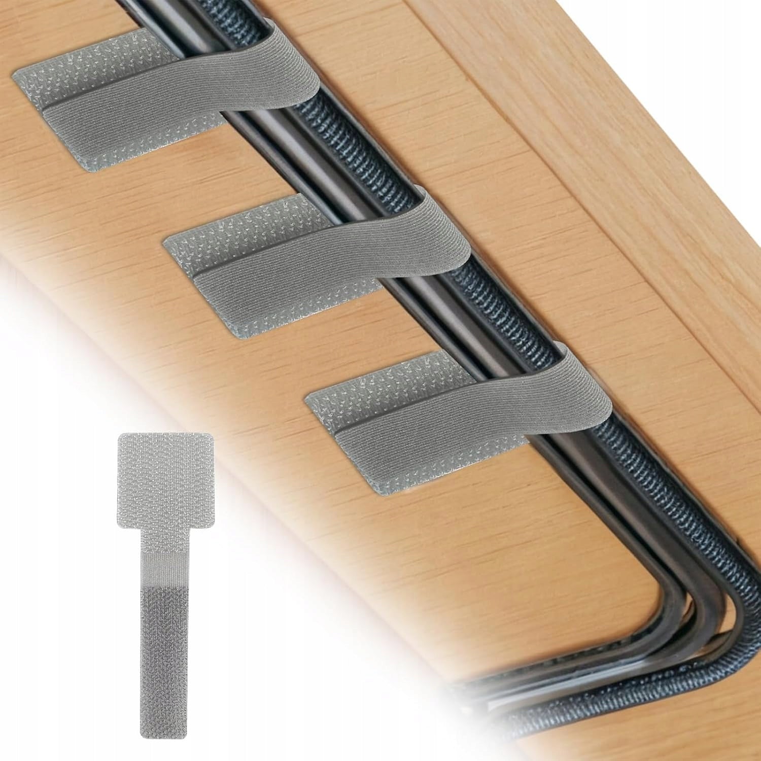 VELCRO FOR ORGANIZING CABLES ORDER UNDER THE DESK TV CABINET DURABLE x40