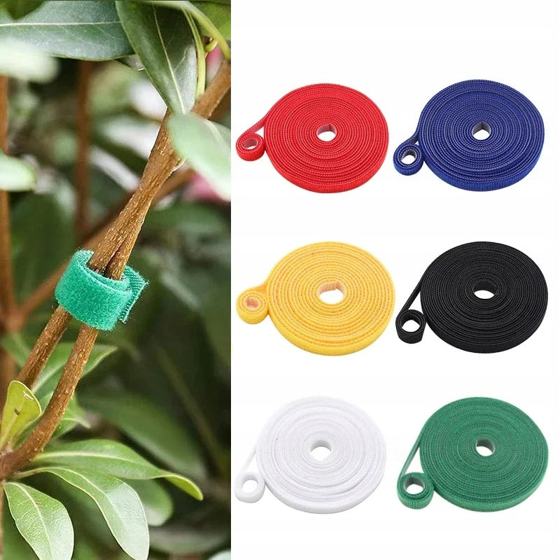 VELCRO PLANT CLIPS CABLE FLOWER BINDING BAND SET OF 6 X 1 meter Product weight with unit packaging 0.025 kg