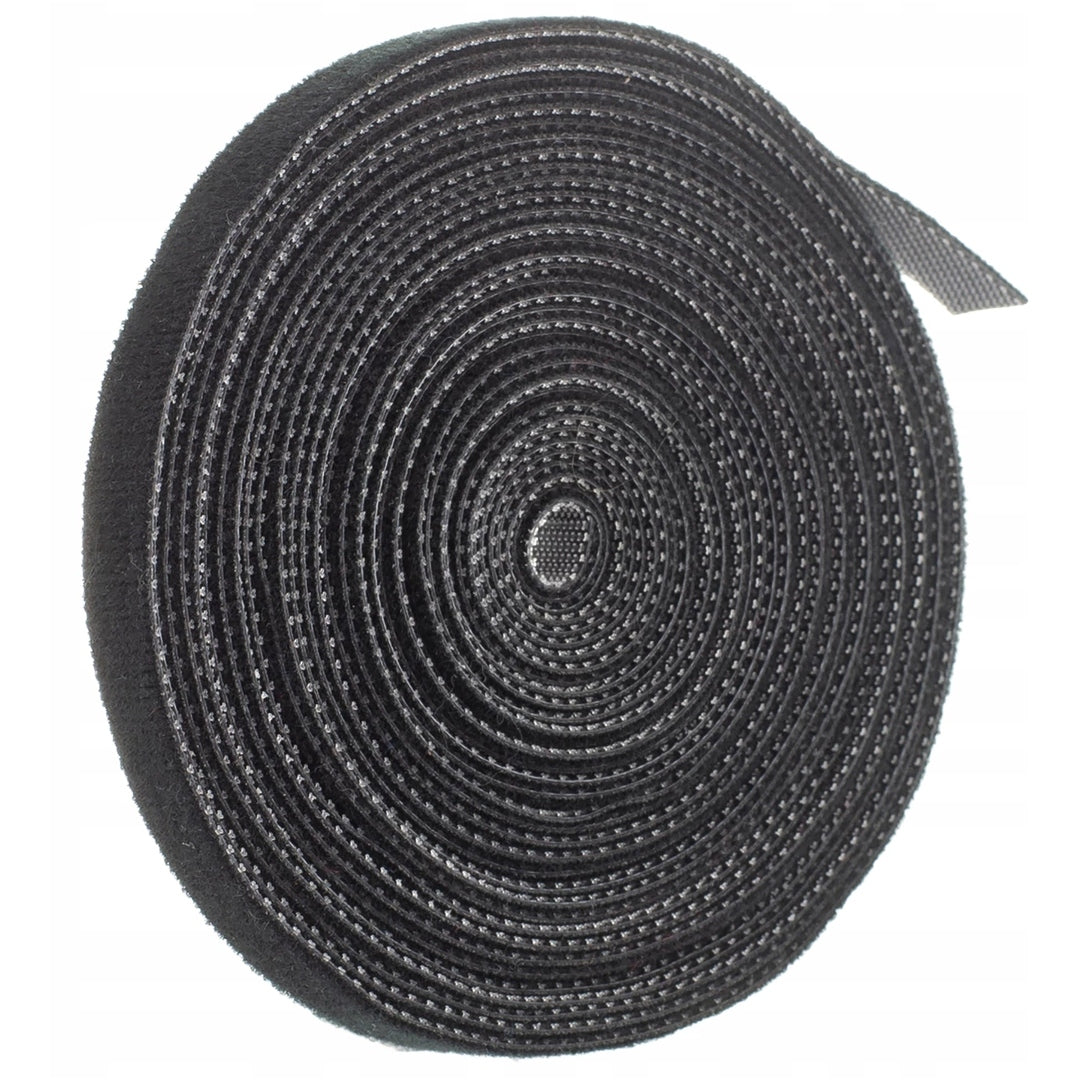 VELCRO TAPE 10mm 5m ORGANIZER FOR CABLES VELCRO DOUBLE-SIDED BLACK NEKU
