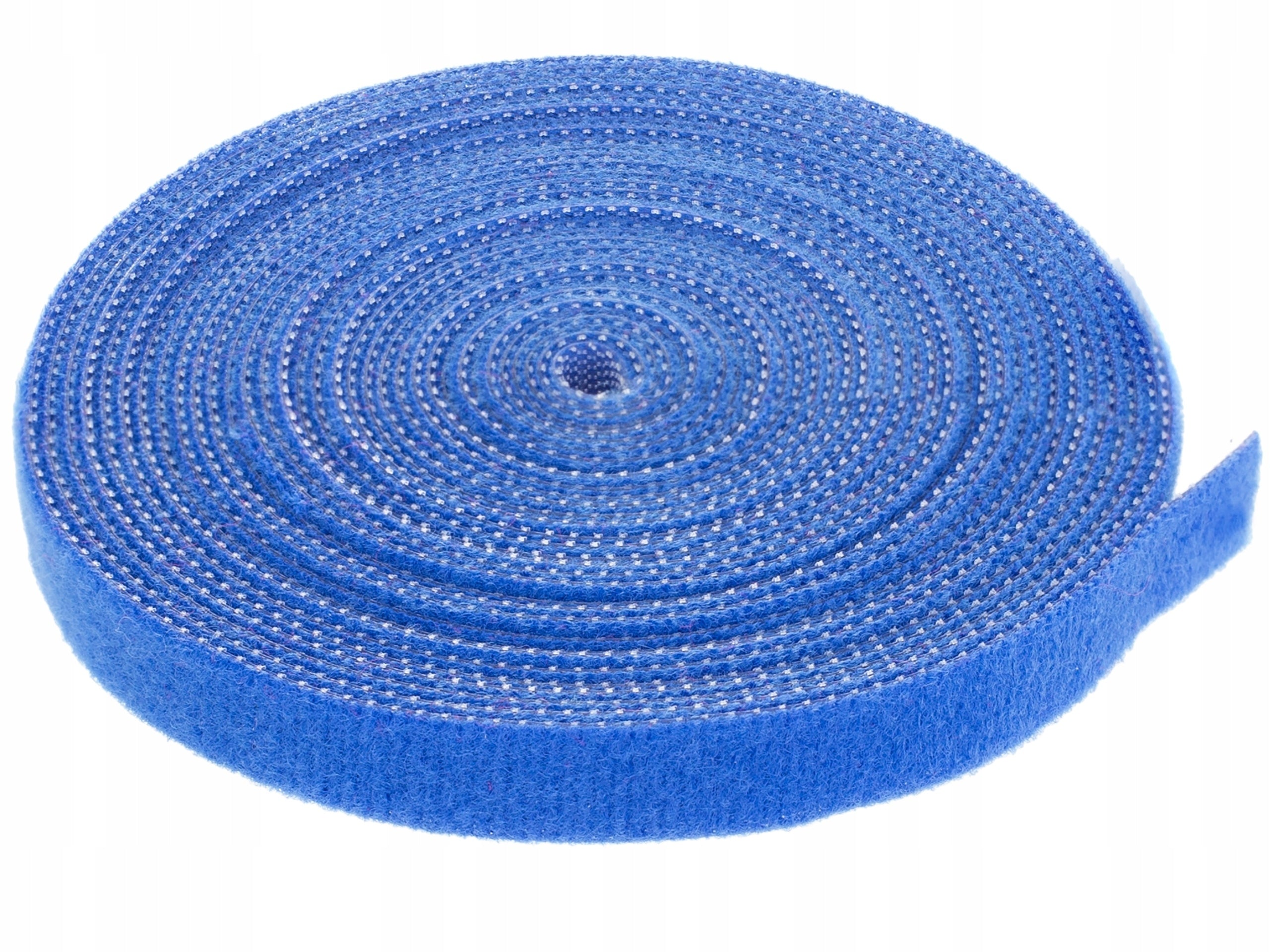 VELCRO TAPE 10mm 5m VELCRO CABLE ORGANIZER DOUBLE SIDED BLUE NEKU Model 70.3588