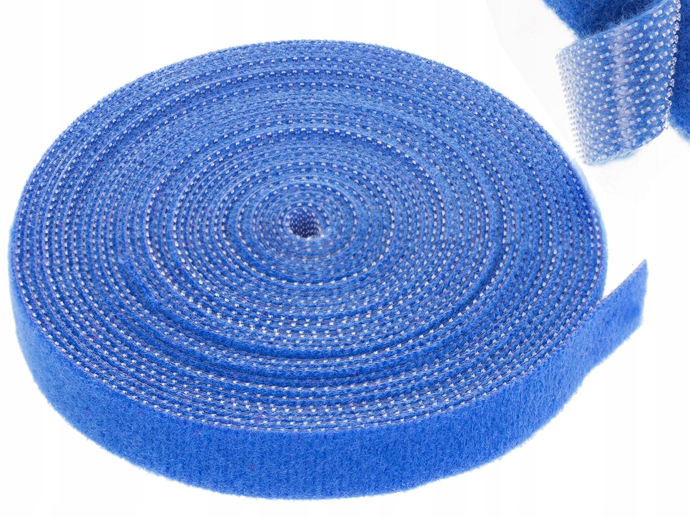 VELCRO TAPE 10mm 5m VELCRO CABLE ORGANIZER DOUBLE SIDED BLUE NEKU Packaging status original