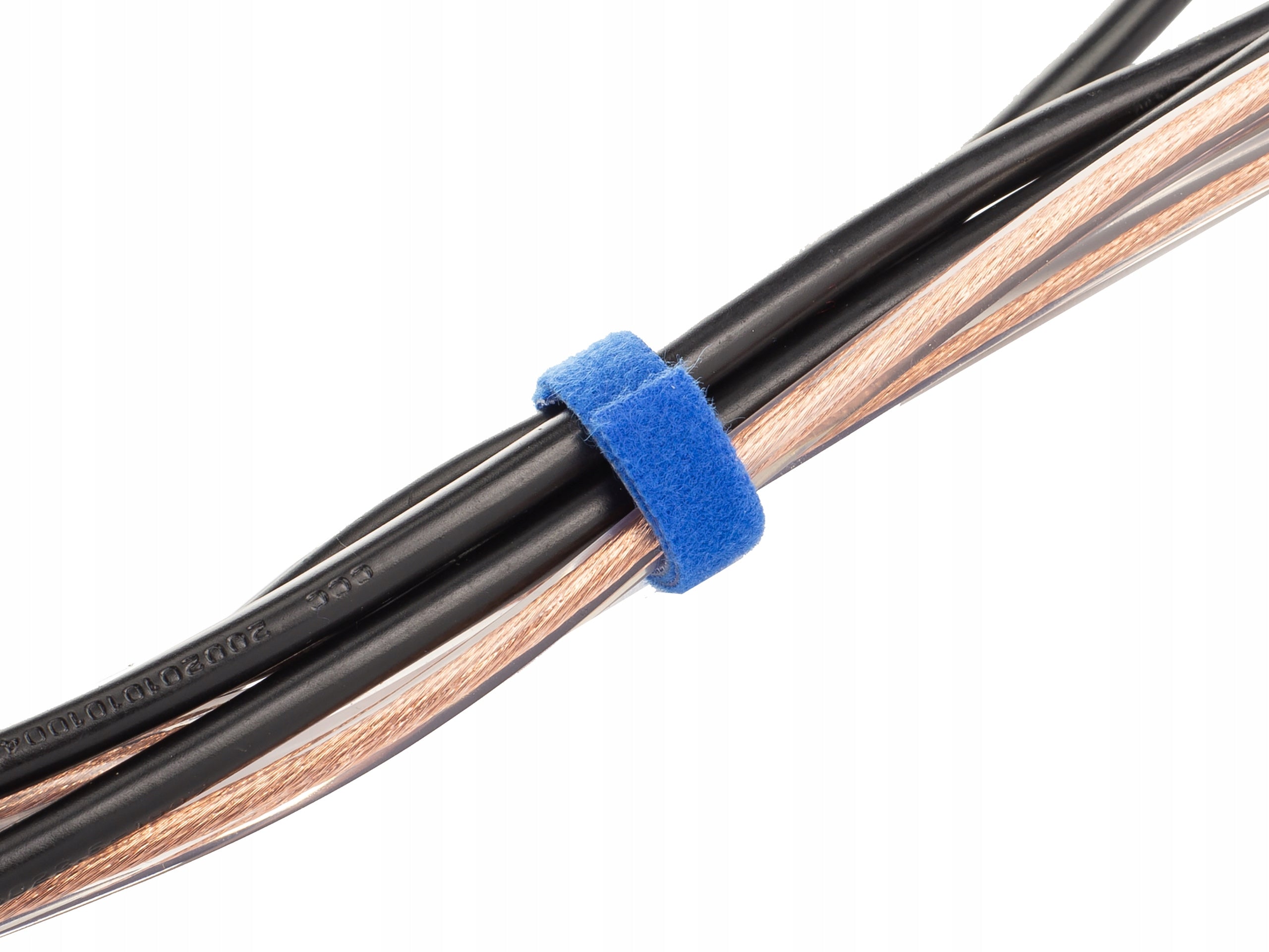 VELCRO TAPE 10mm 5m VELCRO CABLE ORGANIZER DOUBLE SIDED BLUE NEKU Product weight with unit packaging 0.001 kg