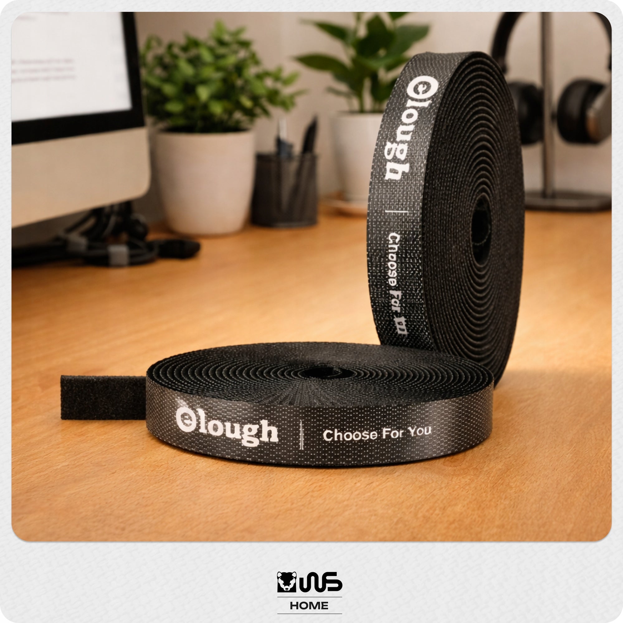 VELCRO TAPE CABLE ORGANIZER VELCRO BAND ADJUSTABLE STRONG 1m Packaging status original