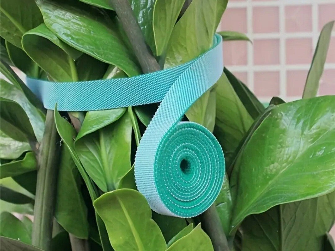VELCRO TAPE FOR FIXING PLANT BINDING REUSABLE GREEN 19mm 2m Manufacturer code TYHLT19002/GR