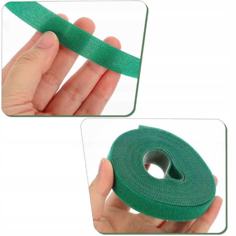 VELCRO TAPE FOR FIXING PLANT BINDING REUSABLE GREEN 19mm 2m Packaging status original