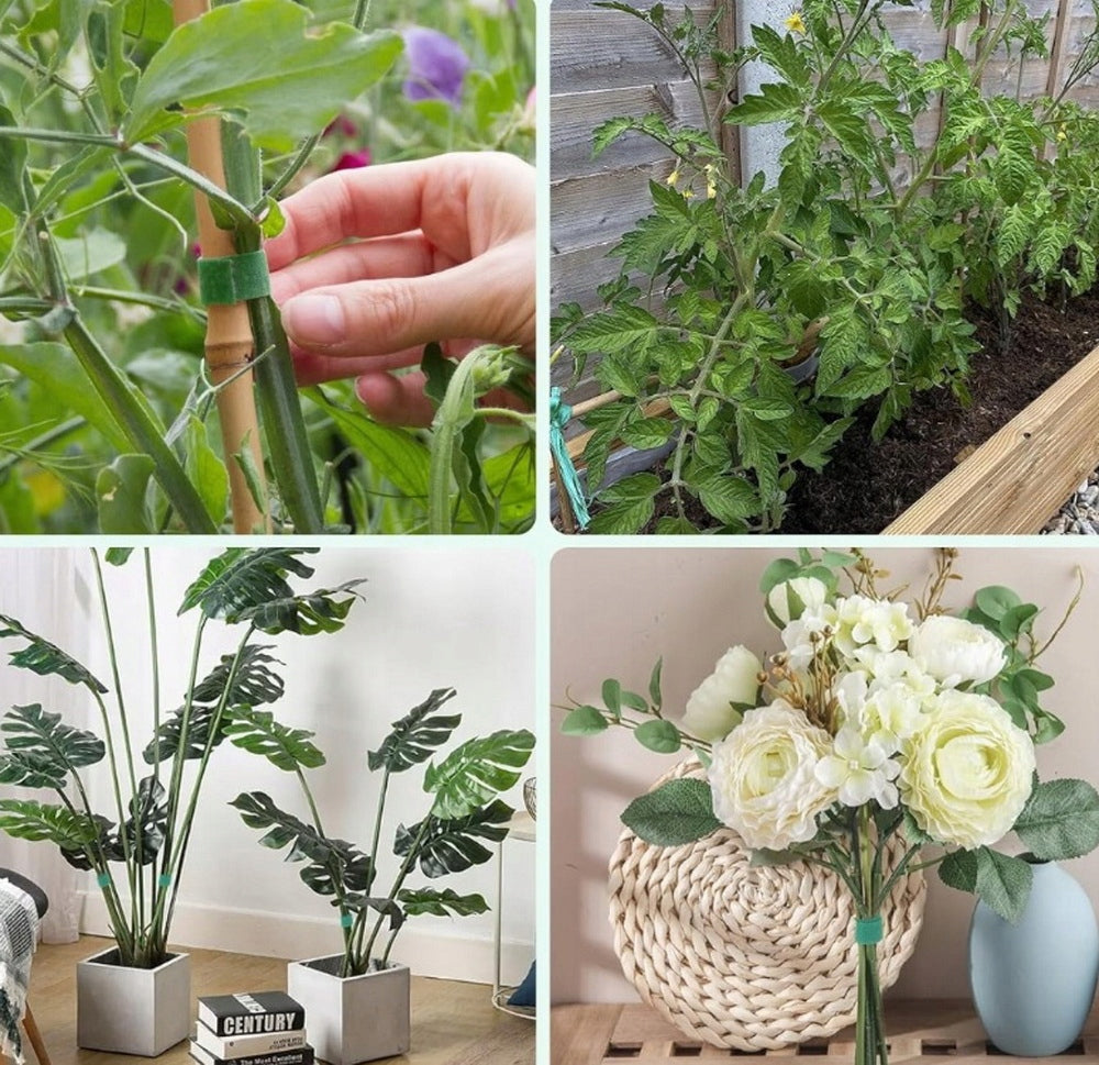 VELCRO TAPE GARDEN TOMATO BUSH PLANT BINDING HOLDER 2m Manufacturer code TAŚMA OGRODOWA RZEP DO WIĄZANIA KWIATÓW P035
