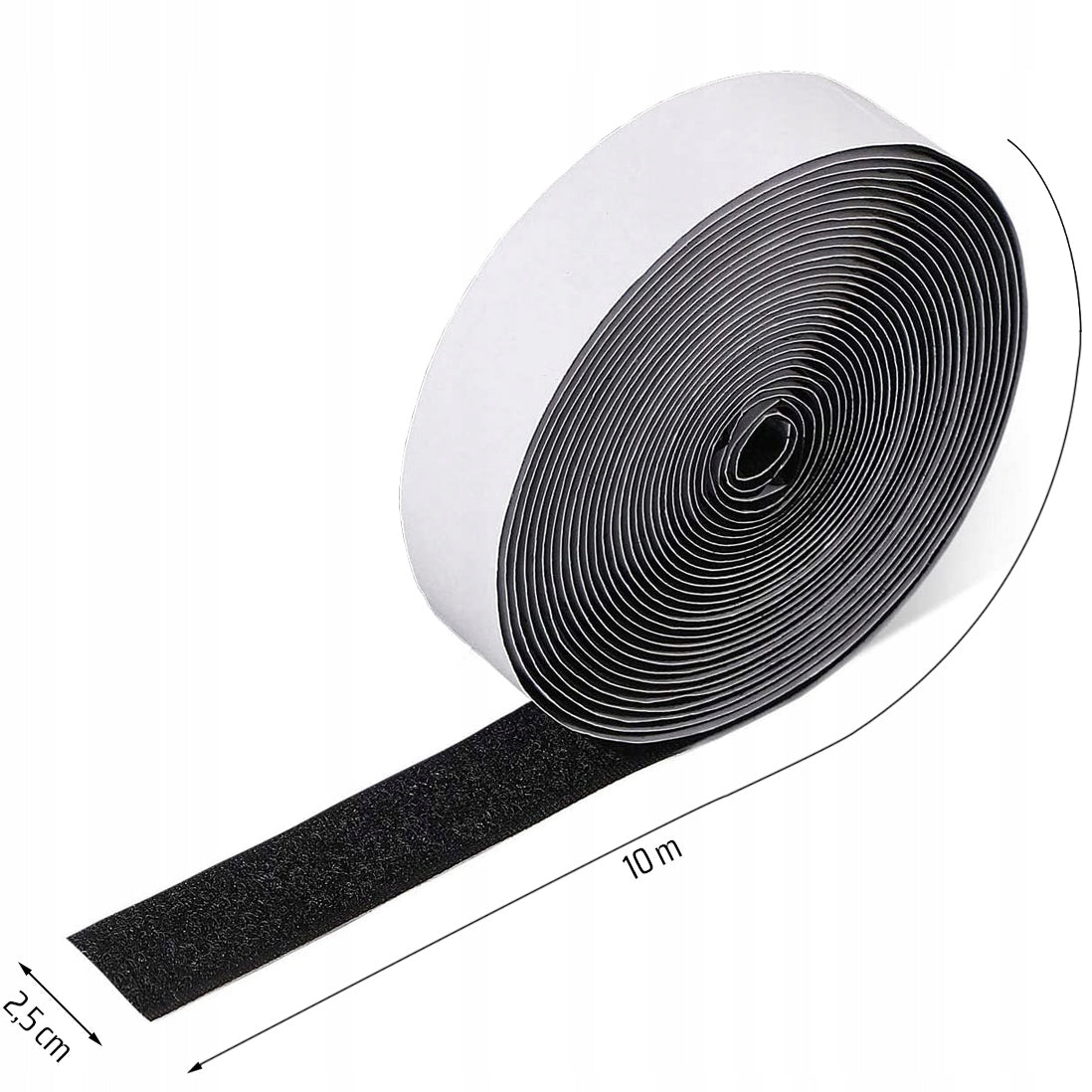 VELCRO TAPE SINGLE-SIDED SELF-ADHESIVE LOOP 10m FOR TEXTILE GRILLE EAN (GTIN) 5903726684347