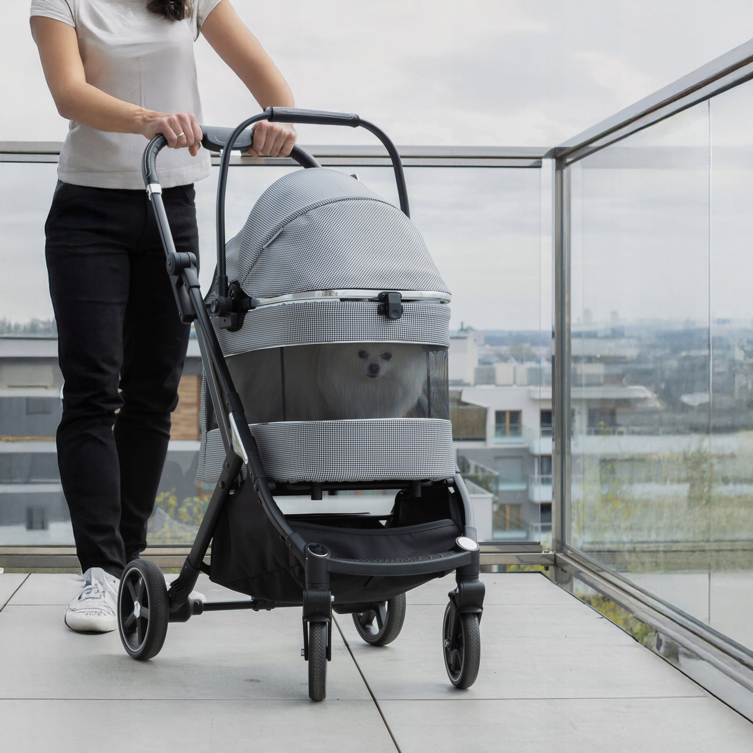 VELO Carinio Stroller Dog Stroller Foldable Lightweight Soft Mattress + Basket EAN (GTIN) 5900805920921