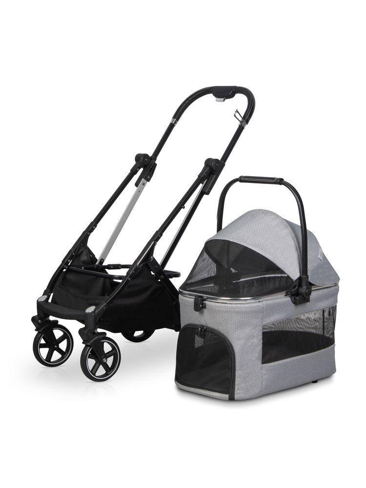 VELO Carinio Stroller Dog Stroller Foldable Lightweight Soft Mattress + Basket Trade name Wózek dla zwierząt VELO dla psa spacerowy lekki bezpieczny