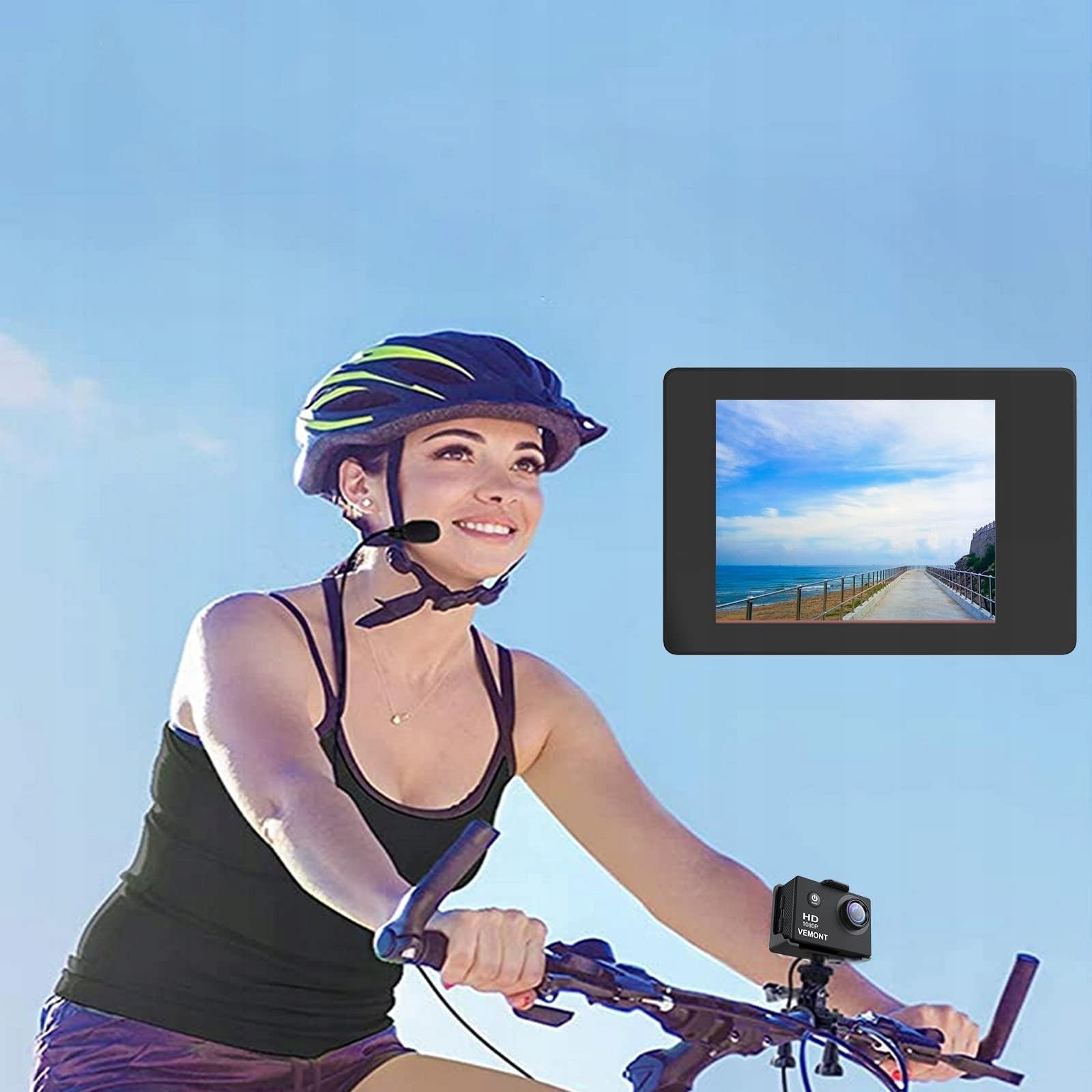 VEMONT 1080P 12MP Full HD Action Camera 2,0 Inch Brand no brand