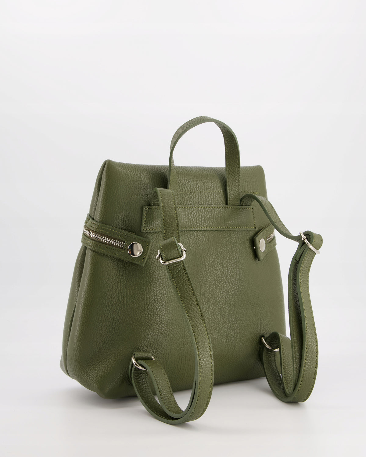 VENEZIA WOMEN'S LEATHER BACKPACK FOR WOMEN IN GREEN Brand VENEZIA
