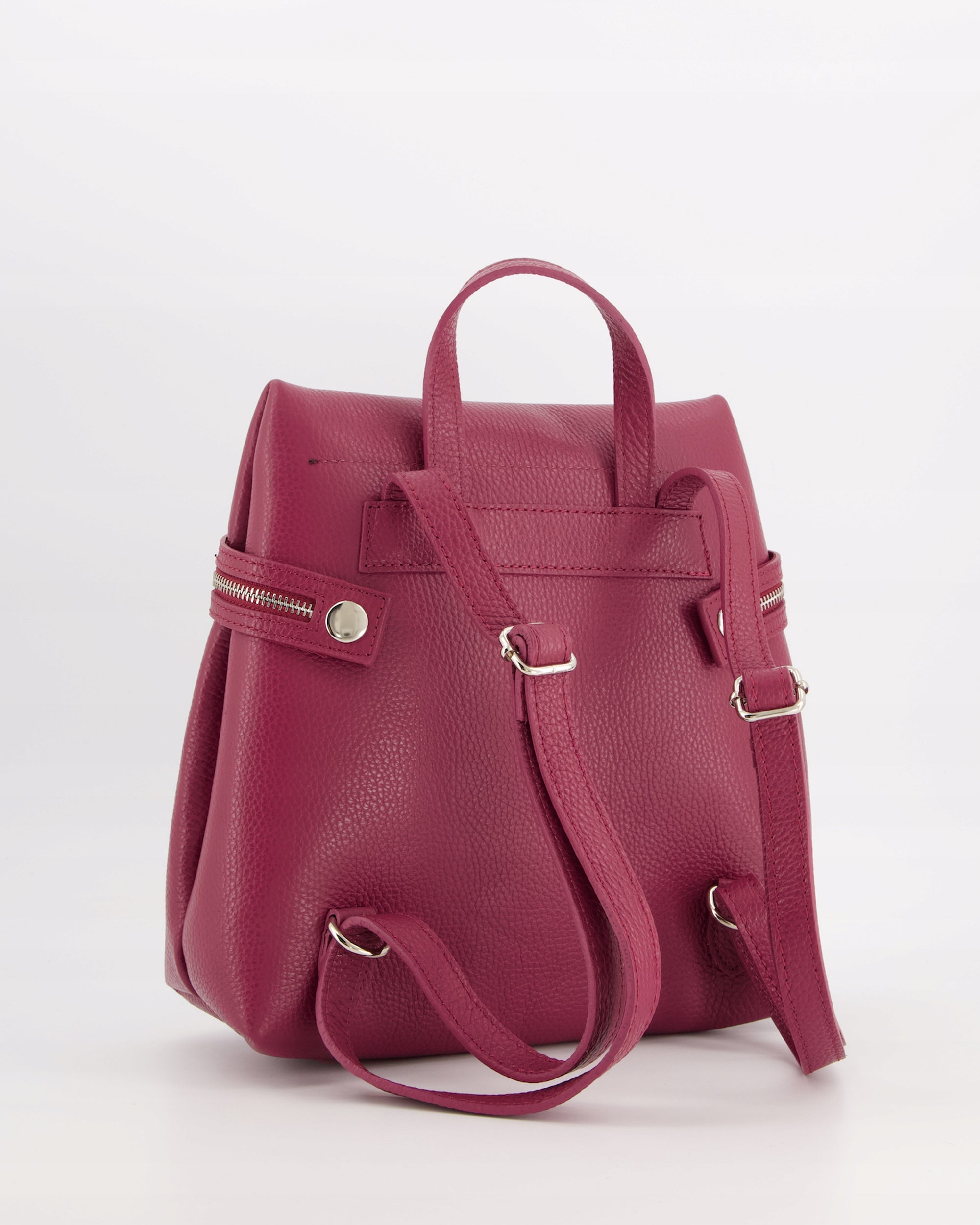 VENEZIA WOMEN'S LEATHER BACKPACK IN BURGUNDY Brand VENEZIA