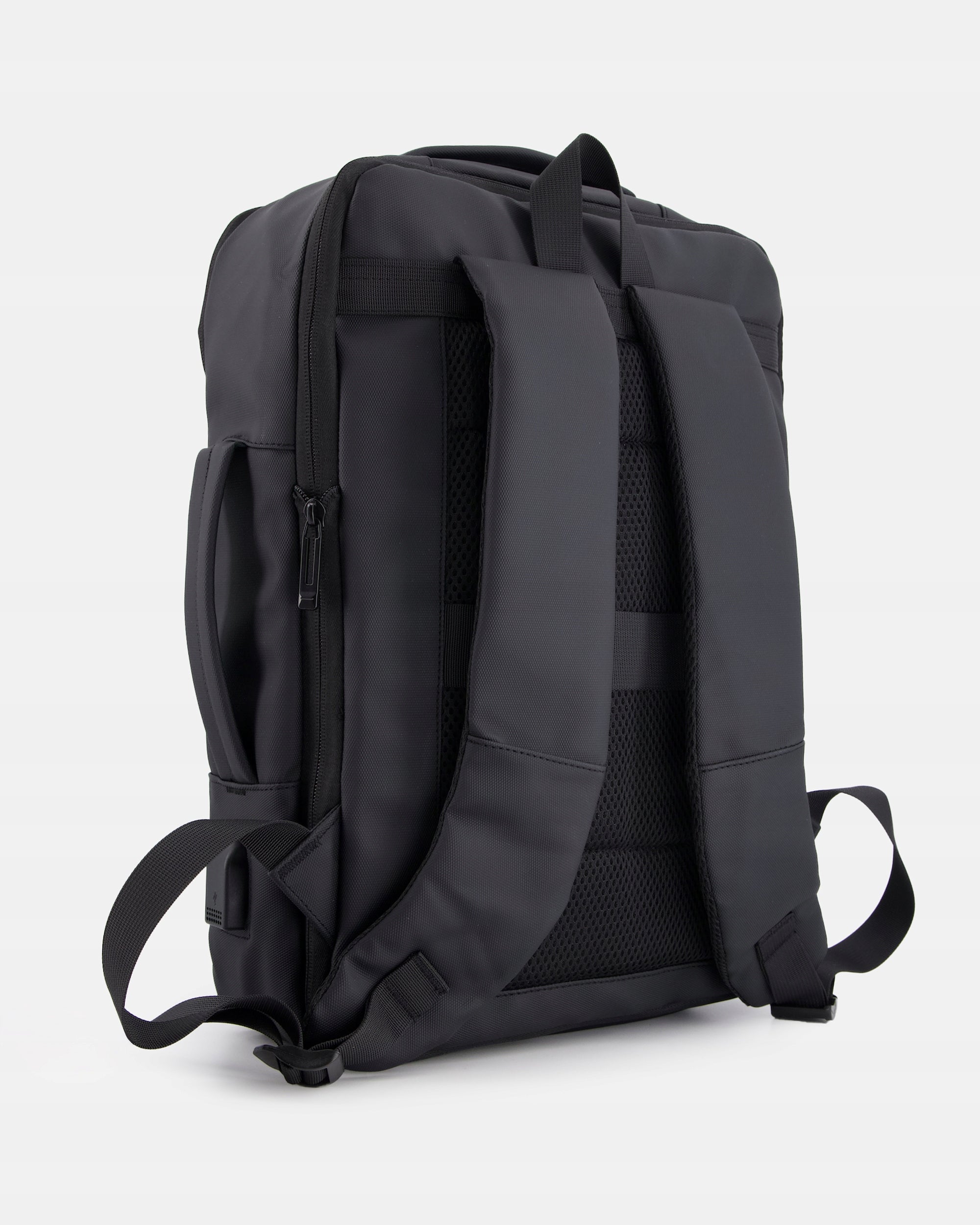 VENEZIA black fabric backpack with laptop pocket and USB port Brand VENEZIA