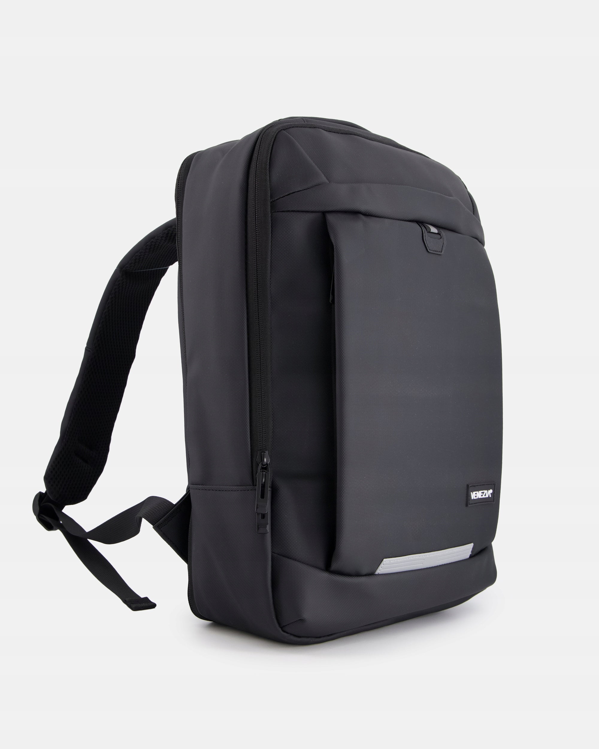 VENEZIA black fabric backpack with laptop pocket and USB port Packaging status original