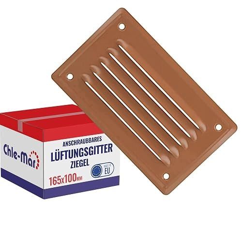 VENTILATION GRILLE 165X100 MM METAL BRICK FOR WALL MOUNTING
