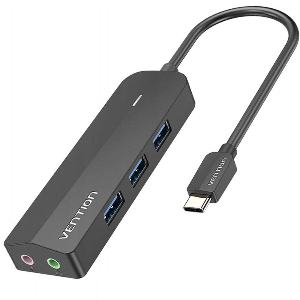 VENTION USB-C HUB - USB 3x 3.0 JACK Micro-B 15cm