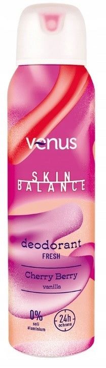 VENUS SKIN BALANCE - CHERRY AND VANILLA DEODORANT FRESH 24H - 150ml