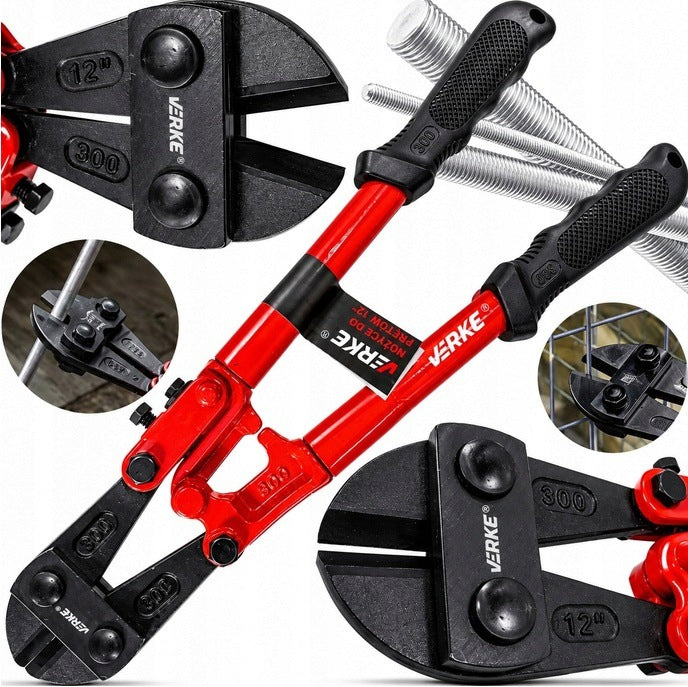 VERKE V06250 CUTTERS FOR CUTTING STEEL WIRE RODS CHAINS 12'' 300mm