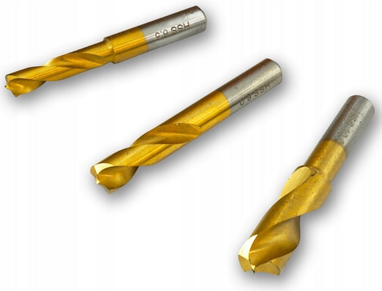 VERKE V86478 SET OF REAMERS FOR WELD SEALS DRILL BITS 6,5mm 8mm 10mm Drill bit type drill bit set