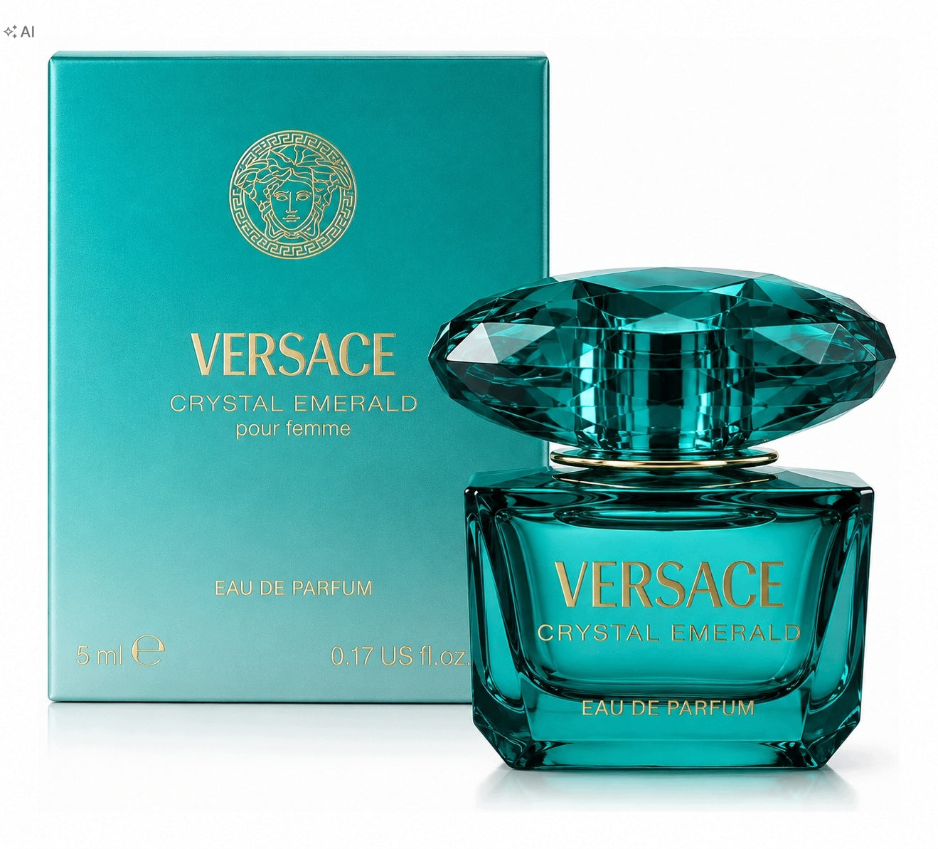 VERSACE CRYSTAL EMERALD EAU DE PARFUM MINIATURE 5ML