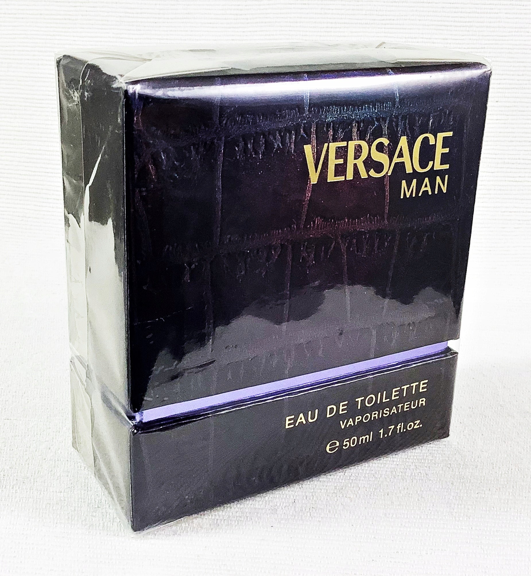 VERSACE MAN 50 ML EAU DE TOILETTE EARLY EDITION UNIQUE Packaging status original