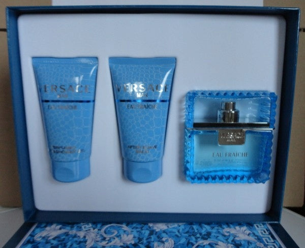 VERSACE MAN EAU FRAICHE EDT 50ml + GEL + LOTION Brand Versace