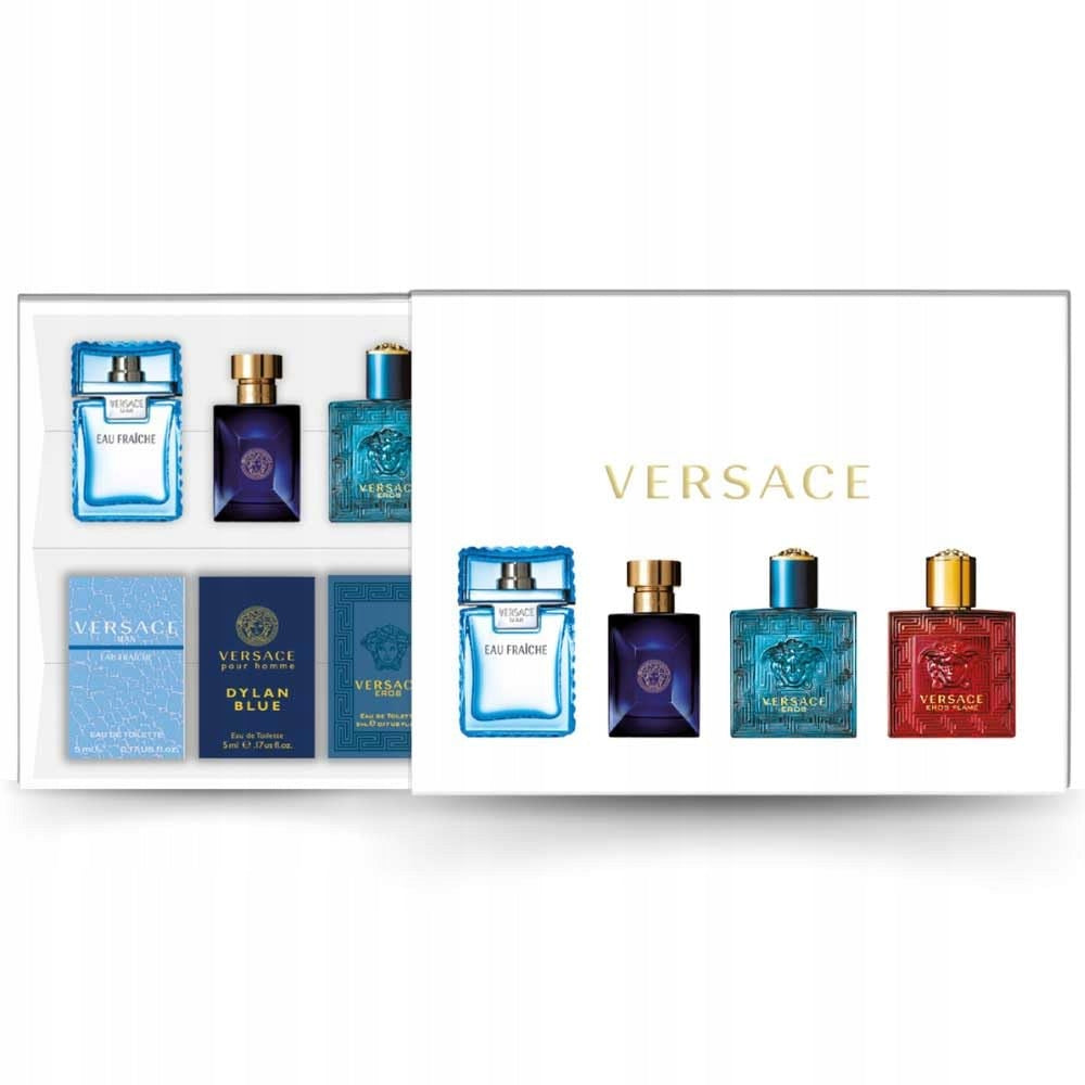 VERSACE Miniature Collection Perfume Set for Men from Germany Packaging status original