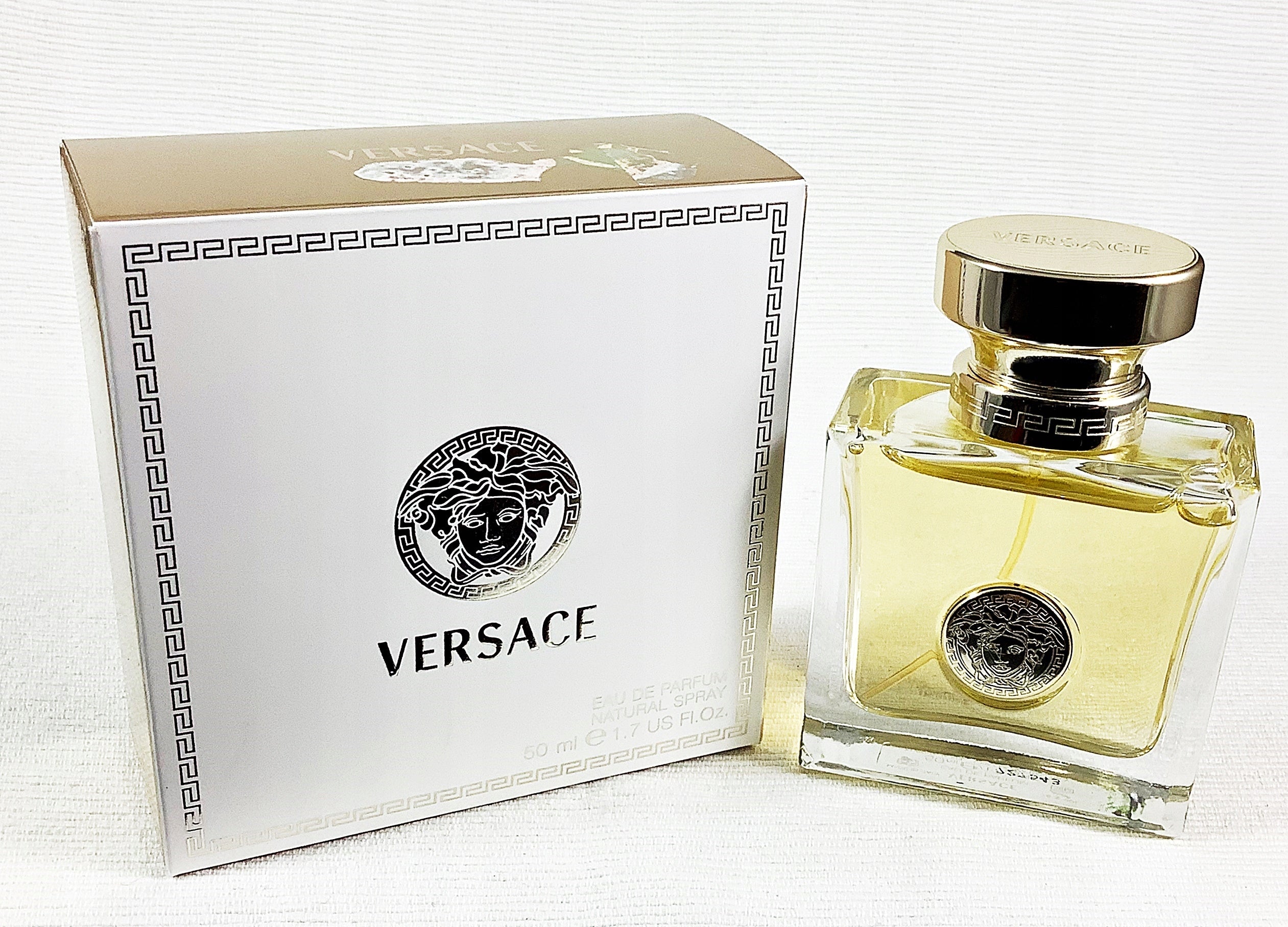 VERSACE POUR FEMME MEDUSA 50 ML EAU DE PARFUM UNIQUE Packaging status original