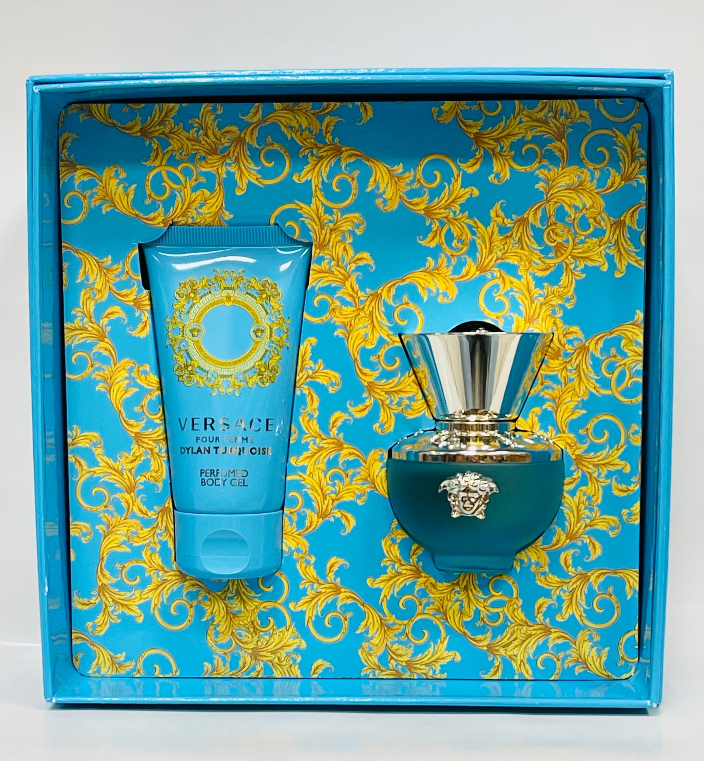 VERSACE SET (DYLAN TURQUOISE EDT/S 30ML + PERFUMED BODY GEL 50ML) Manufacturer code 8011003885565