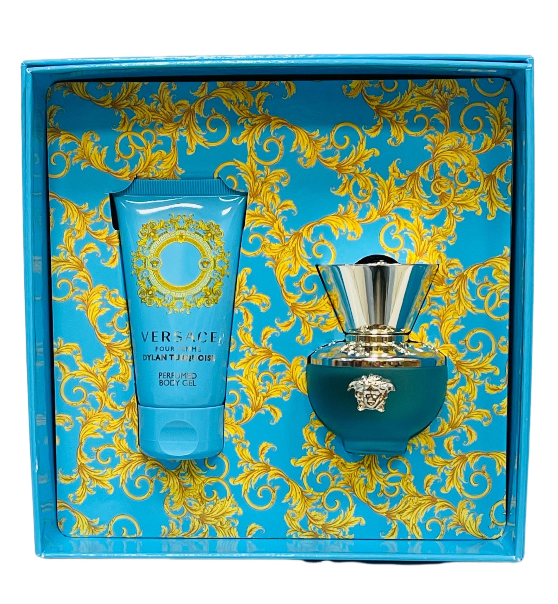 VERSACE SET (DYLAN TURQUOISE EDT/S 30ML + PERFUMED BODY GEL 50ML)