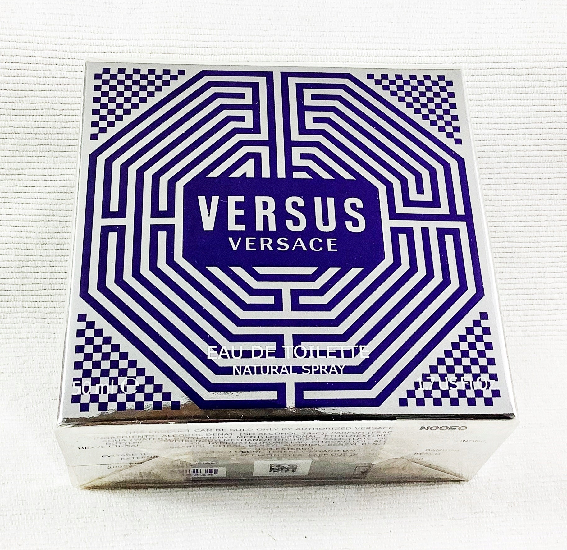 VERSACE VERSUS 50 ML EAU DE TOILETTE UNIQUE Packaging status original