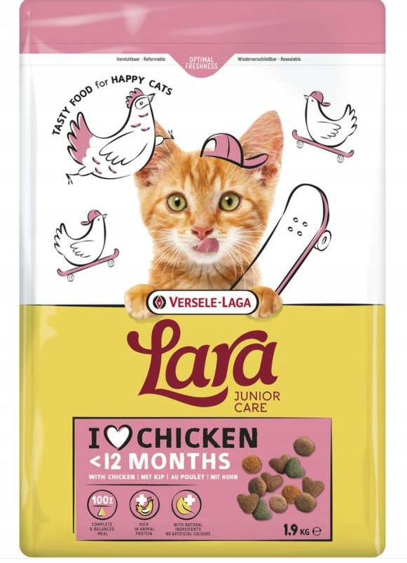 VERSELE-LAGA Lara Junior 1,9kg - food for kittens and young cats Brand Versele-Laga