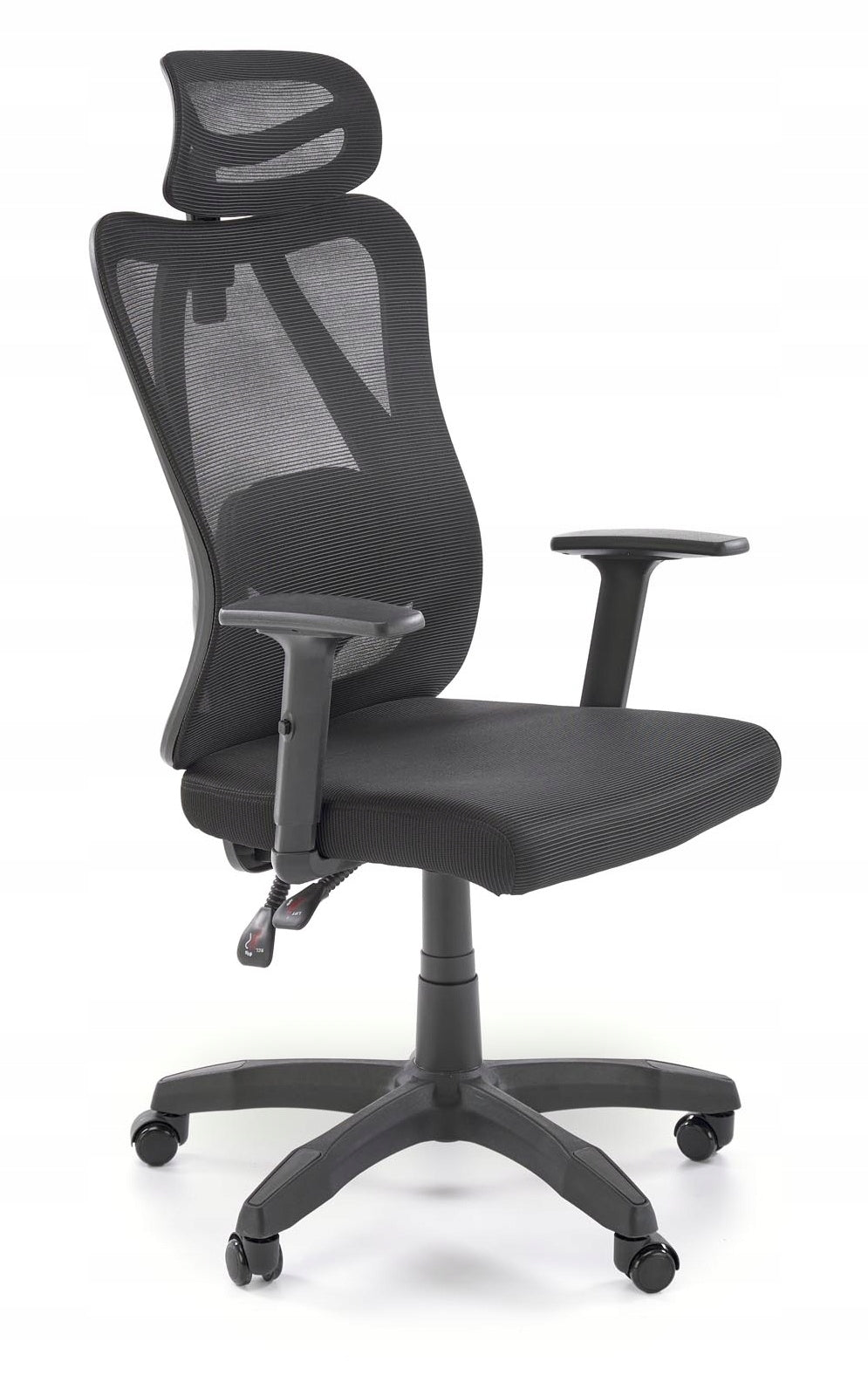 VERTEX Office Chair Ergonomic Black Swivel Chair for Work and Learning Packaging status original
