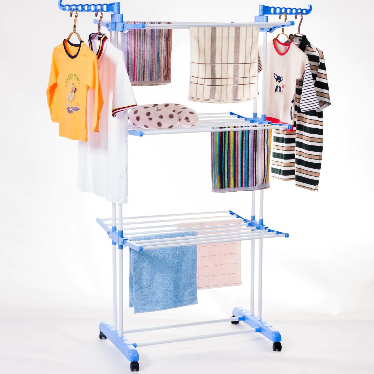 VERTICAL, FOLDABLE, XXL LANDRY DRYER Unfolded width 78 cm