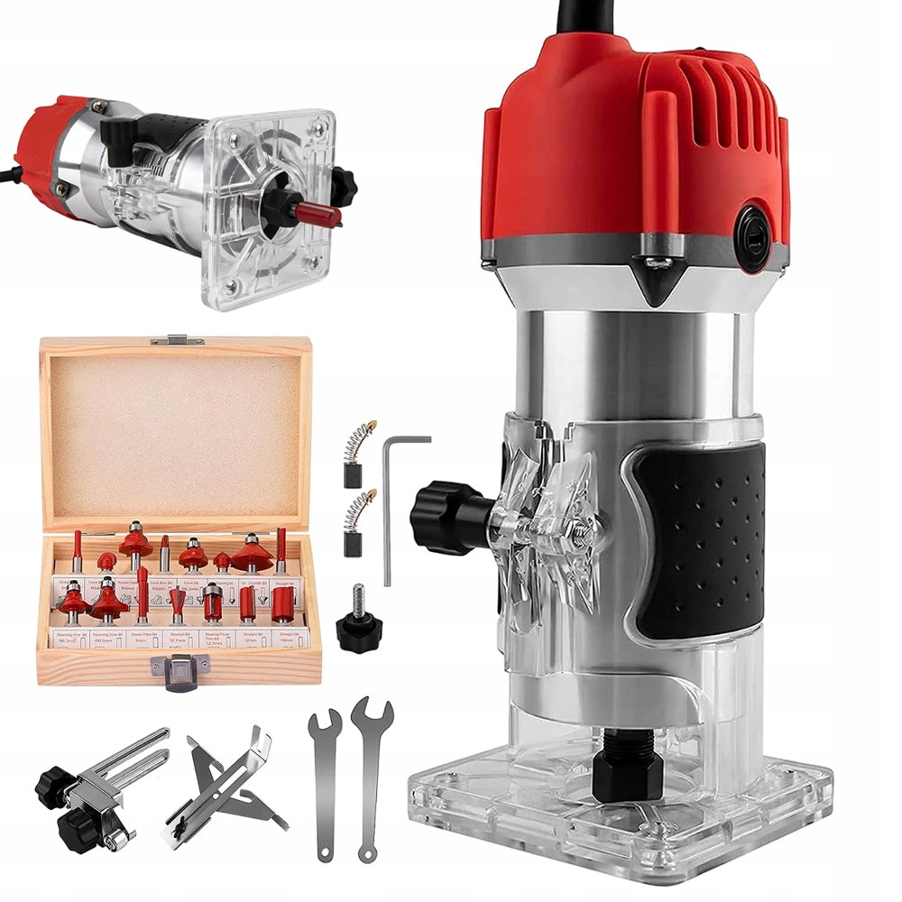VERTICAL MANUAL WOOD SPINDLE MILLING MACHINE FOR EDGES + 15EL CUTTERS
