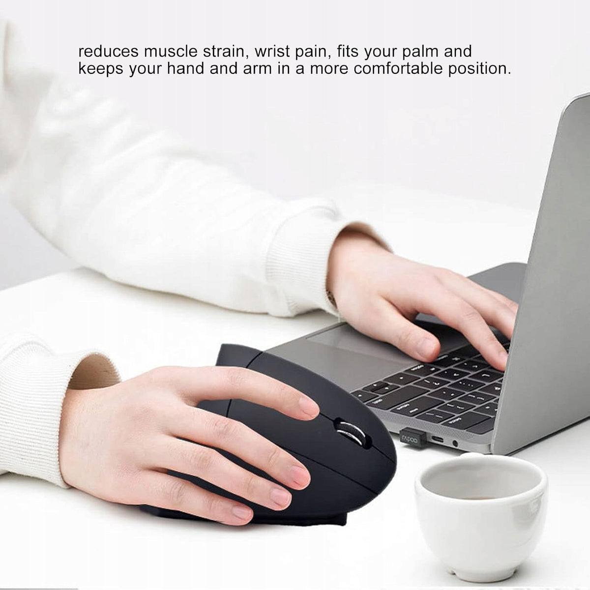 VERTICAL MOUSE ERGONOMIC WIRELESS 2,4G DPI ADJUSTMENT Manufacturer no brand