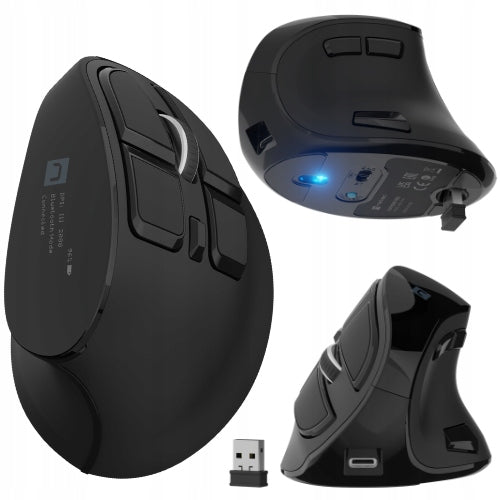VERTICAL MOUSE NATEC EUPHONIE PRO WIRELESS BT 5.0 2400 DPI
