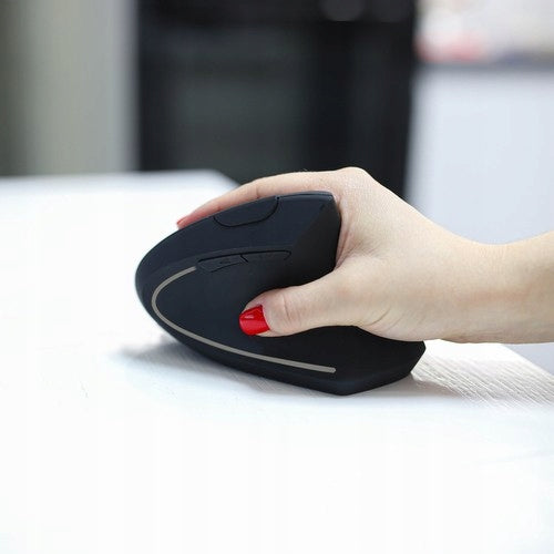 VERTICAL MOUSE VERTICAL OPTICAL SENSOR WIRELESS MOUSE 1200 dpi Manufacturer code APT_AK334