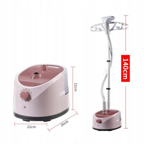 VERTICAL STEAMER 2000W PROFESSIONAL FOR CLOTHES TANK 1 steel Foot type Aluminum