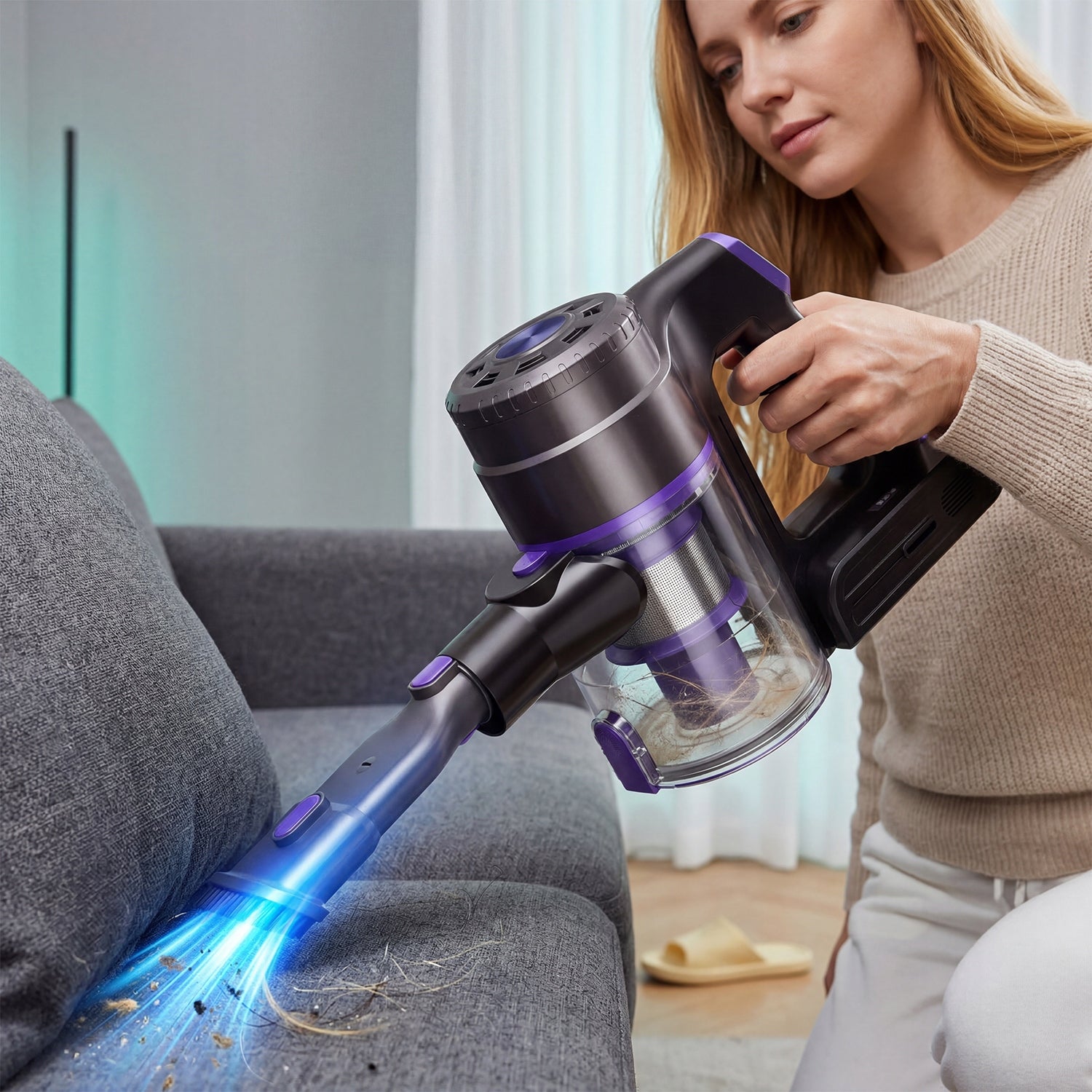VERTICAL VACUUM CLEANER WIRELESS CYCLONE UP TO 70MINUTES MOPPING ELECTROBRUSH Brand Zermat