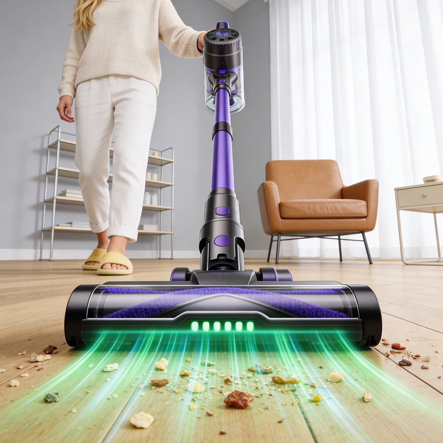 VERTICAL VACUUM CLEANER WIRELESS CYCLONE UP TO 70MINUTES MOPPING ELECTROBRUSH Manufacturer code ZERMAT_S8