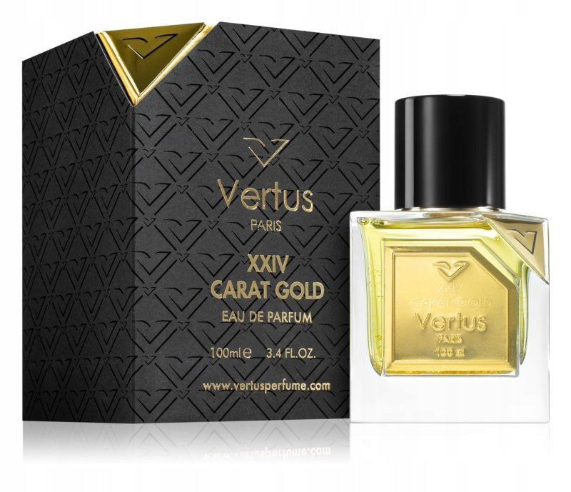 VERTUS PARIS XXIV Carat Gold EDP Eau de Parfum unisex perfume 100ml Packaging volume 100 ml