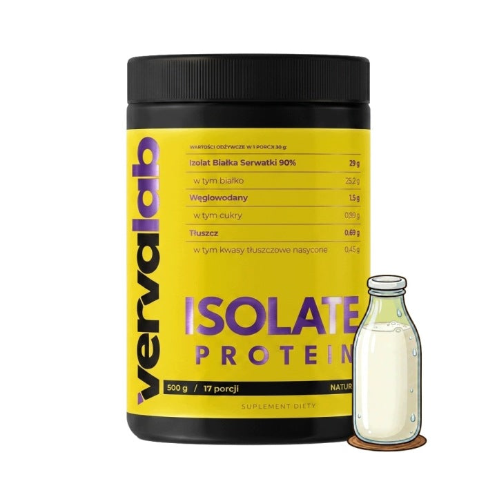 VERVALAB ISOLATE PROTEIN 500 G natural WPI isolate
